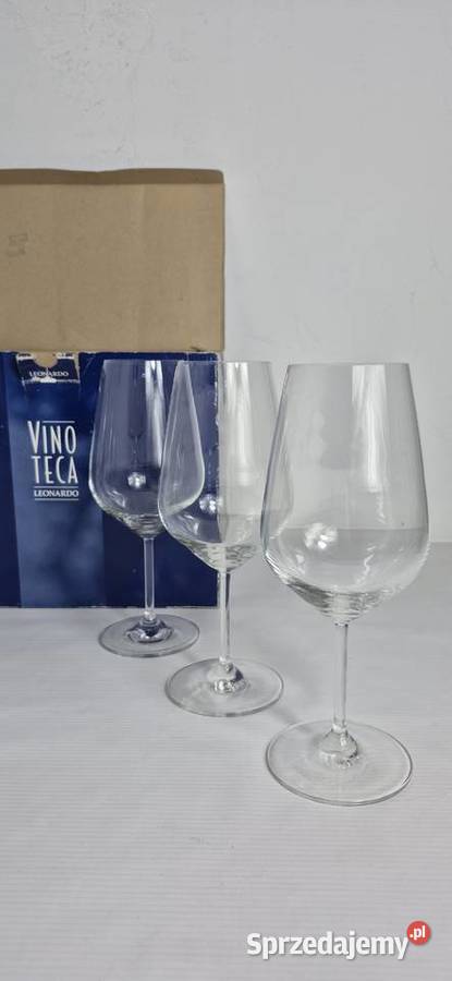 NOWE Kieliszki do Czerwonego Wina Leonardo Biłgoraj