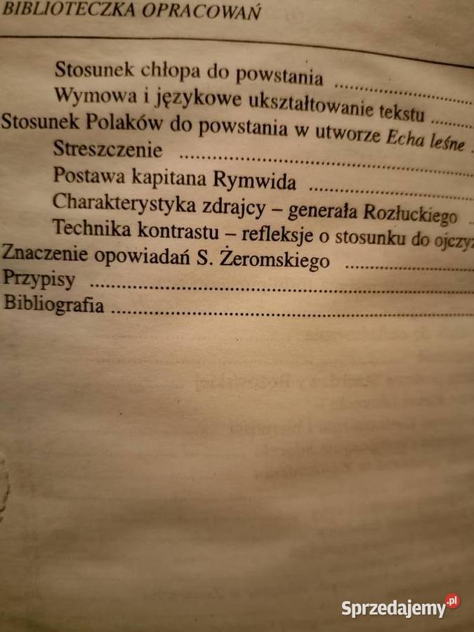 Opowiadania Żeromskiego analizy literatura Książki naukowe i popularnonaukowe mazowieckie