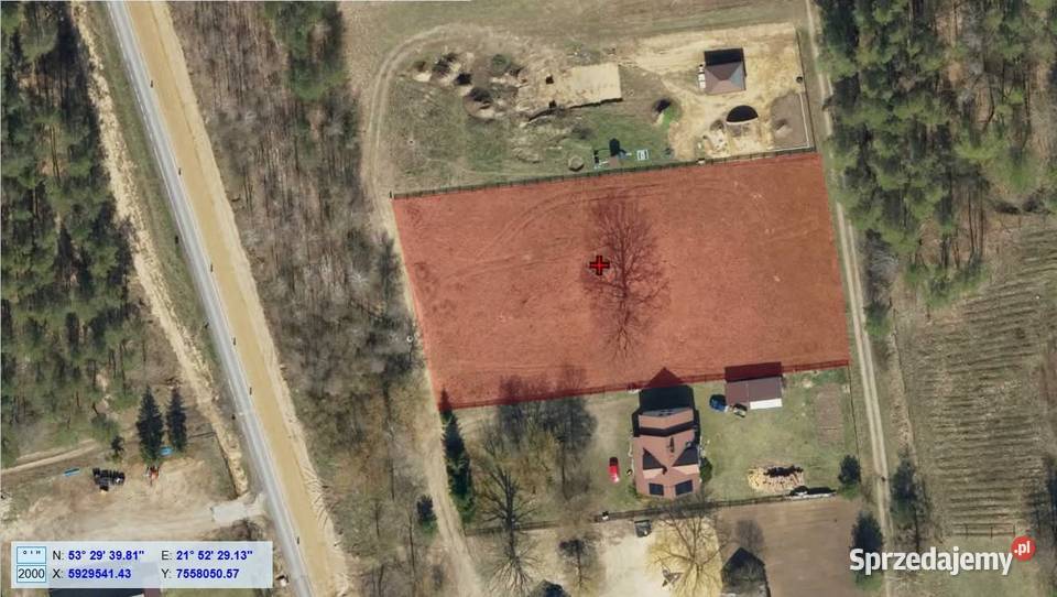 Działka budowlana o pow 3 499 m we wsi Jeże