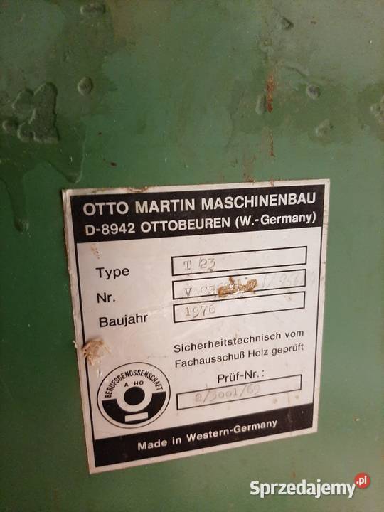 Frezarka z pochylem MARTIN T23 Olesno sprzedam