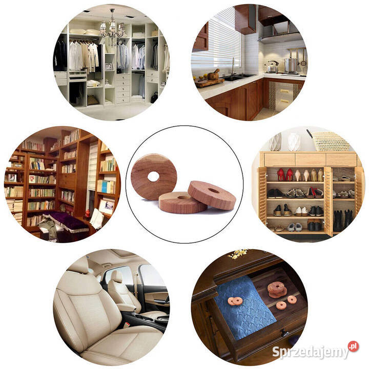 Odświeżacz do szafy garderoby drewno cedrowe 12 Zamość