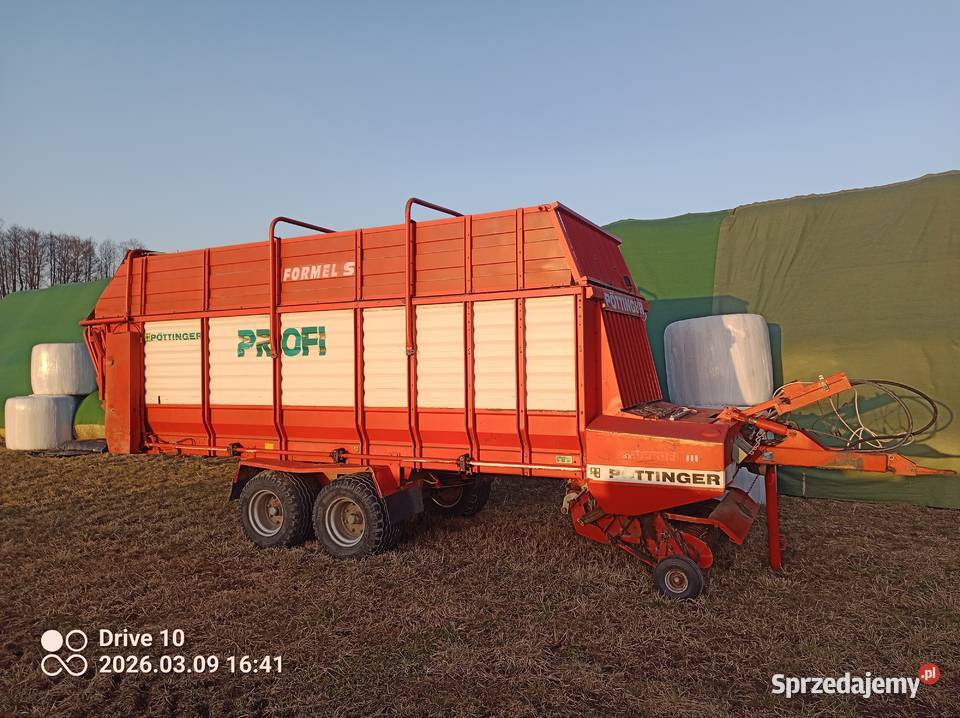 Przyczepa samozbierająca Pottinger Siloprofi 3 podlaskie Reszkowce