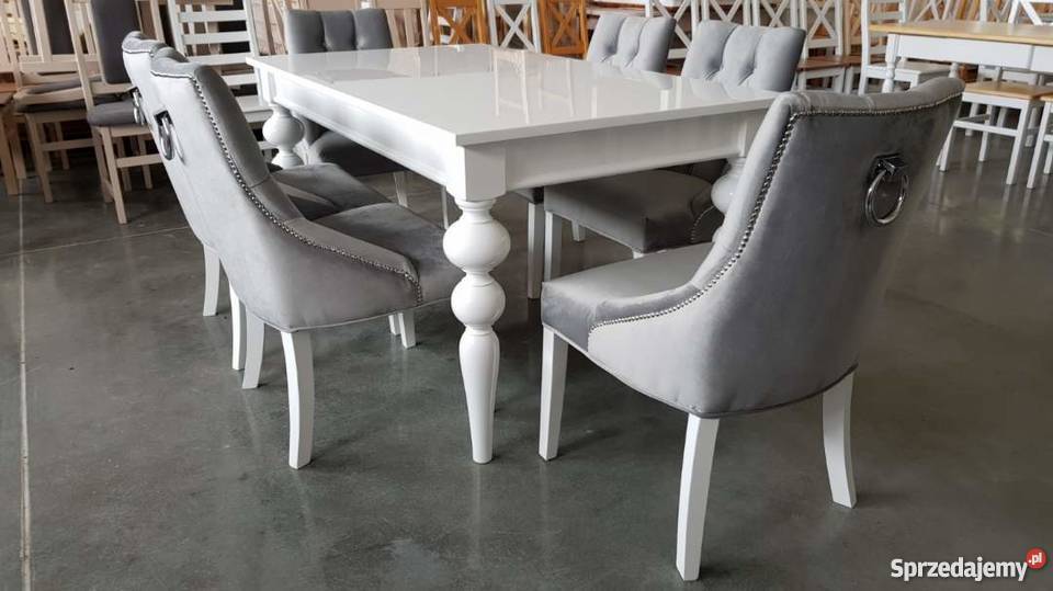HAMPTON krzesło z kołatką chesterfield pikowane Warszawa