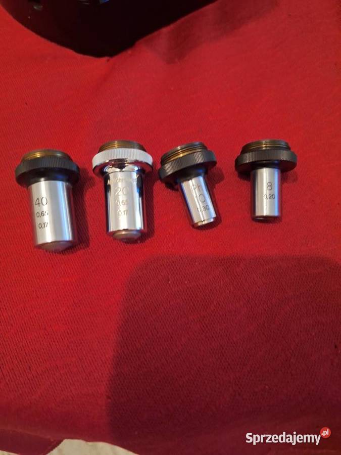 Mikroskop carl zeiss Czarny Piła