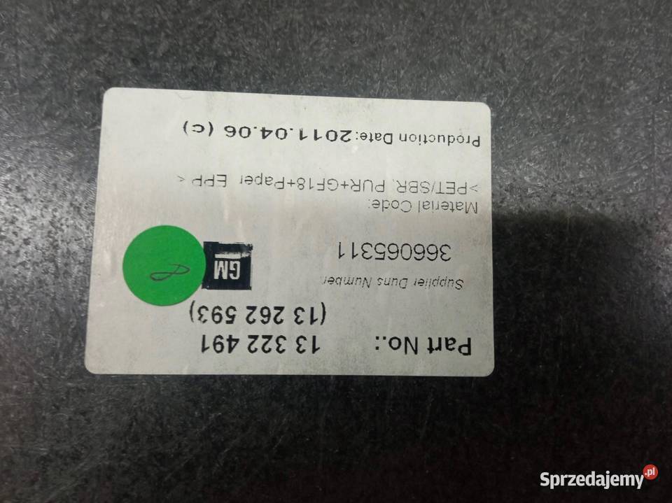 PODŁOGA BAGAŻNIKA DYWAN WYKŁADZINA KOMBI 3322491 Tapicerki samochodowe świętokrzyskie