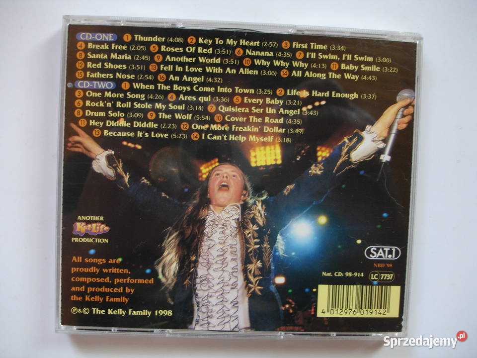 THE KELLY FAMILY Live Live Live 2xCD Album Płyty i kasety