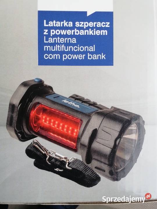 Latarka Szperacz z powerbankiem Nowa nieużywana