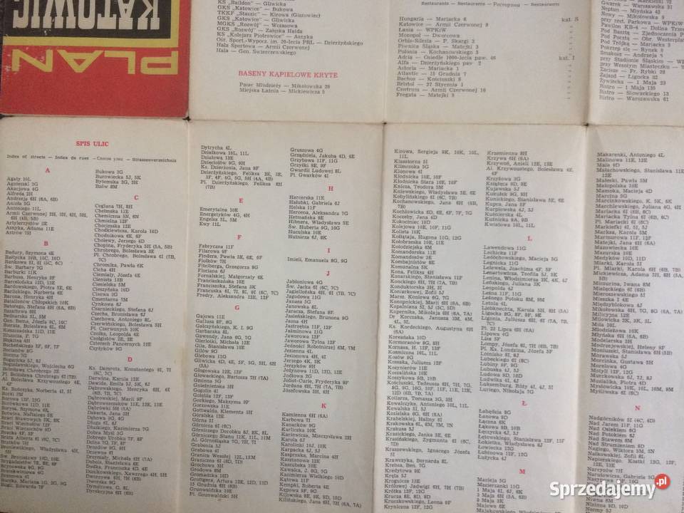 3482 Plan Katowic sprzedam