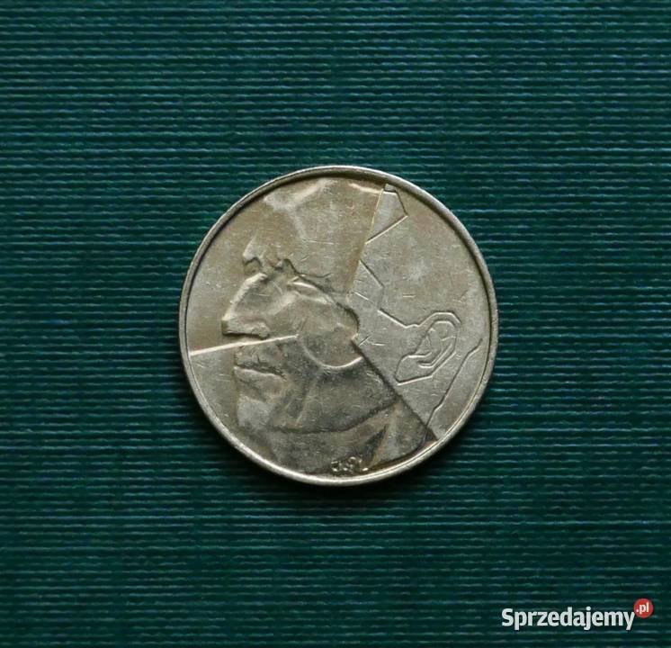 BELGIA 5 franków 1988r Napis holendersku BELGI śląskie Gliwice