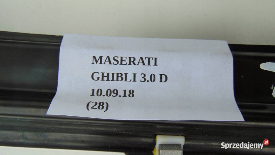 MECHANIZM PODNOSZENIA SZYBY TYŁ MASERATI GHIBLI Nowy Tomyśl