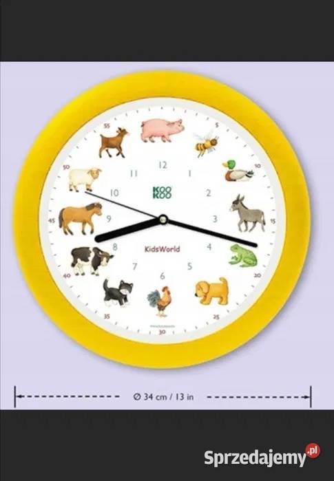 Nowy zegar edukacyjny KOOKOO dzieci z dźwiękami Kielce