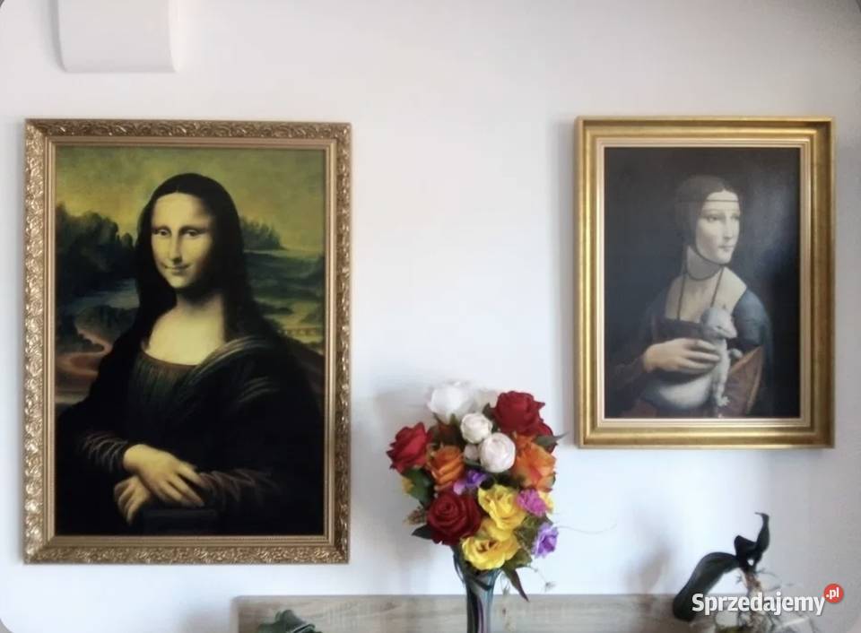 Leonardo Da Vinci Mona Lisa dama z łasiczką śląskie Gliwice