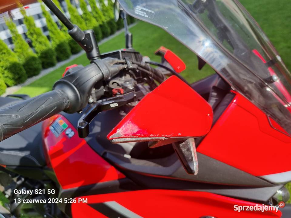 Yamaha Tracer 7 2021 czerwona