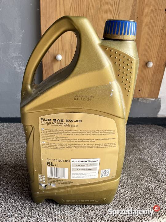 Olej Revanol RUP 5W40 7 litrów Oleje silnikowe mazowieckie Dębe Wielkie