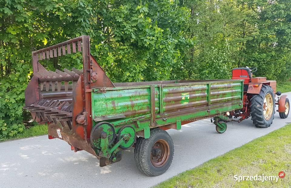 Rozrzutnik Obornika 25t Nowego dzielone burty u Dąbrowa Tarnowska sprzedam