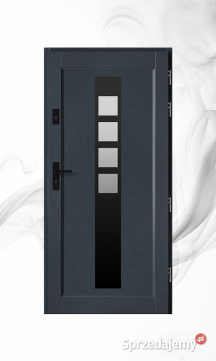 Drzwi Zewnętrzne Wejściowe Drewniane INOX warmińsko-mazurskie