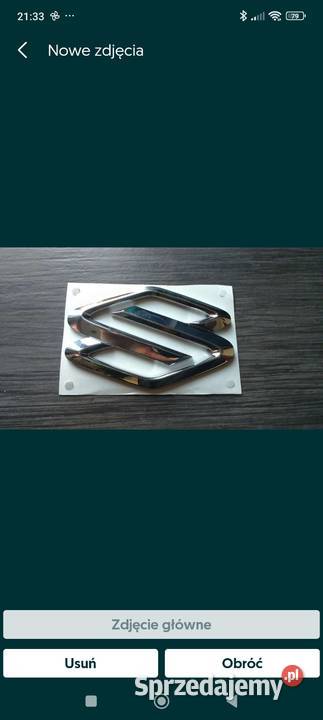 Emblemat znaczek Suzuki logo cron oryginał Czerwionka-Leszczyny