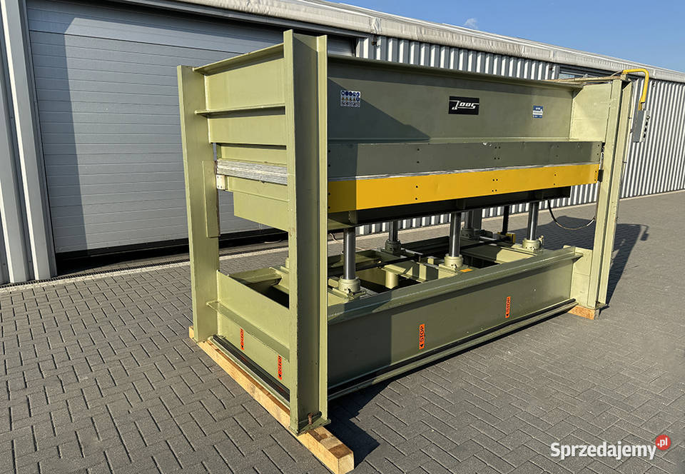 Prasa półkowa hydrauliczna do forniru JOOS typ Sierakowska Huta