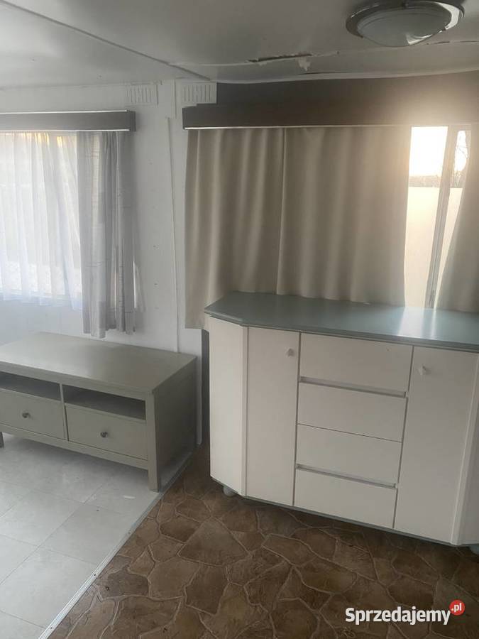 Domek holenderski angielski przyczepa kempingowa Niechorze