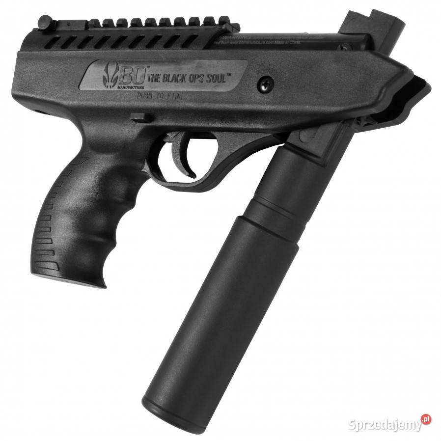 Pistolet Black Ops Langley 45 mm łamana lufa Czeladź