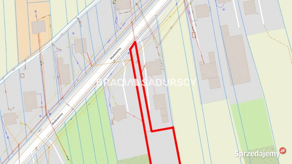 Grunt 4642m2 Kaszów Wadowicka małopolskie