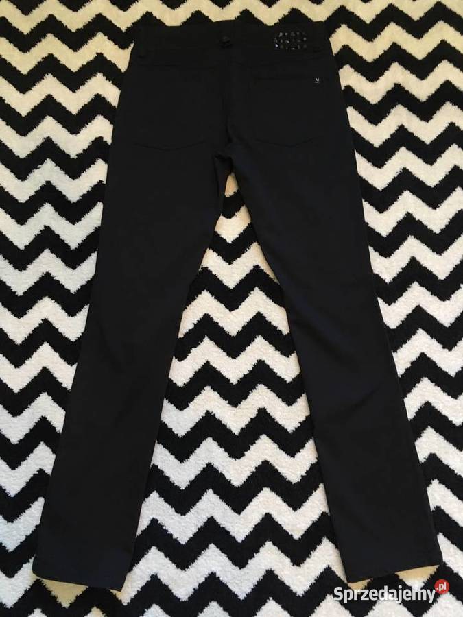 Nowe czarne spodnie rurki Vero Moda S ozdoby czarny Spodnie Nisko