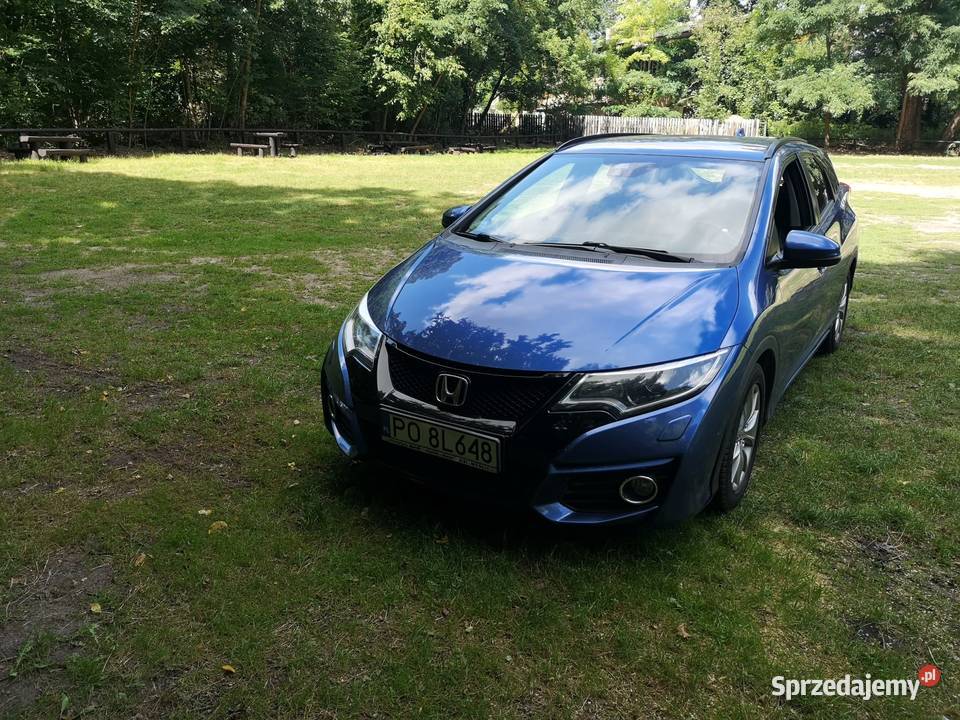 Honda Civic Tourer Pierwszy właściciel światła do jazdy dziennej wielkopolskie Puszczykowo