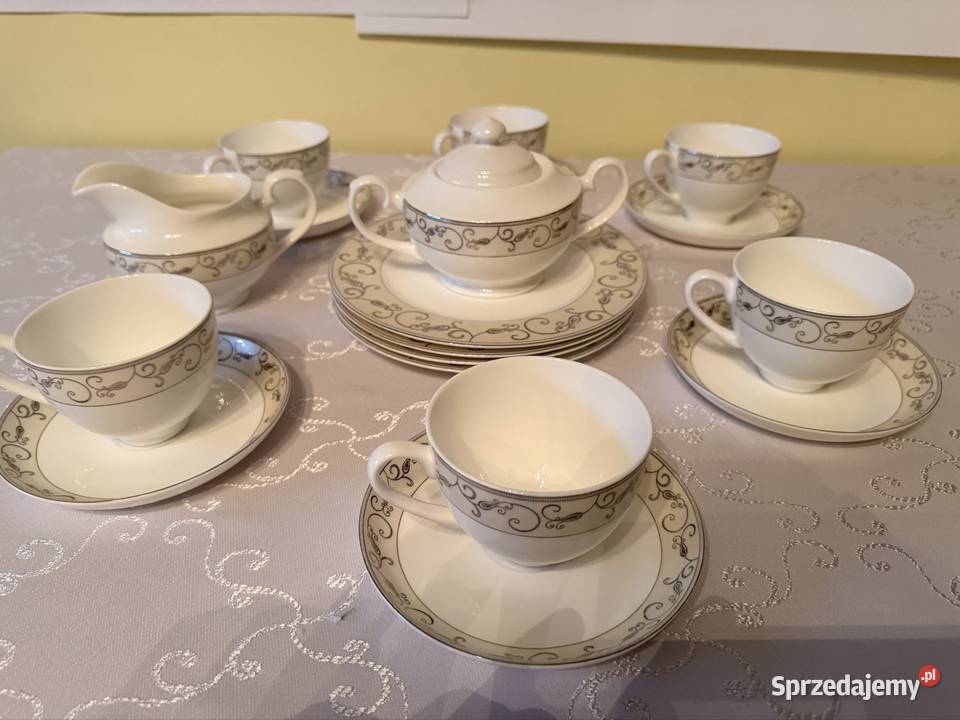 Serwis Kawowy Casalino Bone China 18 Elementów śląskie Czerwionka-Leszczyny