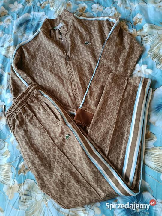 Komplet dresowy Lacoste Monogram wygodny XXL sprzedam