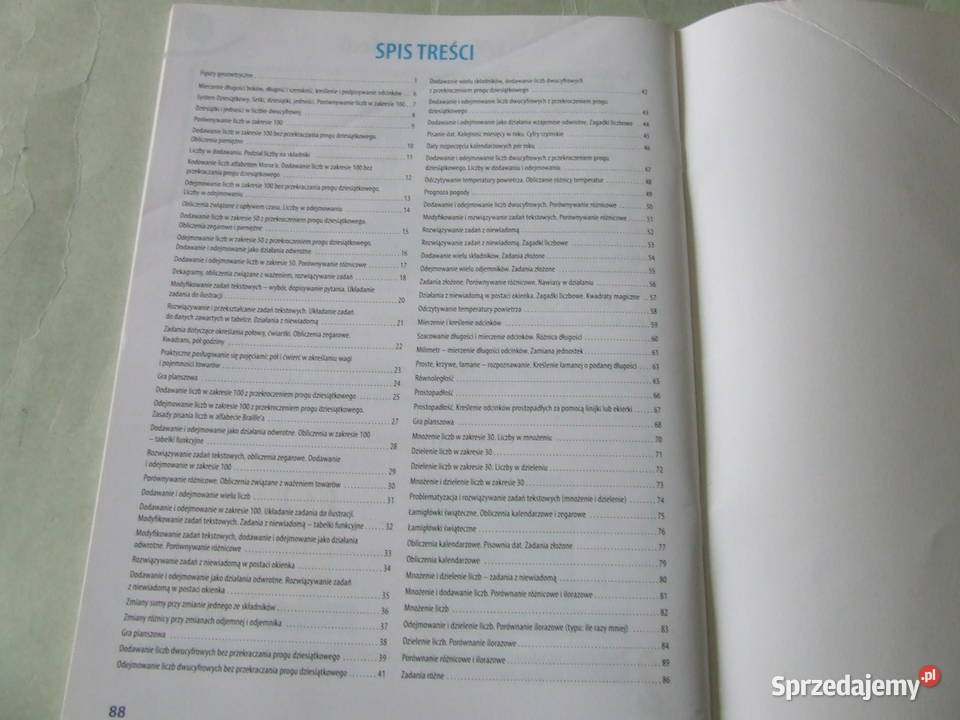Gra w kolory Matematyka klasa 3 część 1 Książki i Podręczniki dolnośląskie Oborniki Śląskie sprzedam