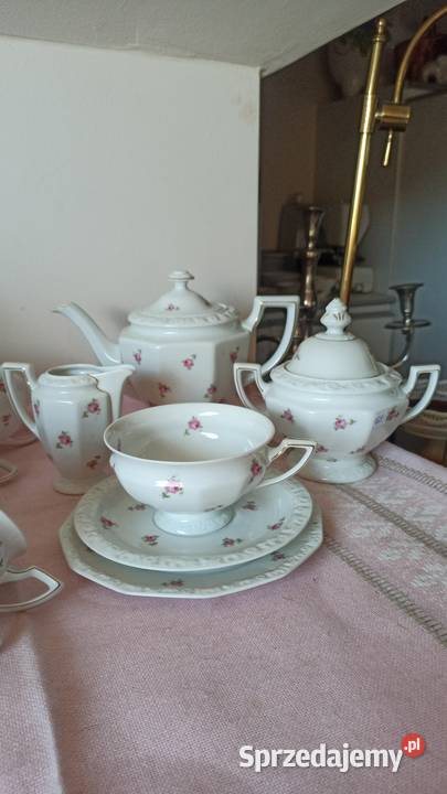 Dzbanek do herbaty Rosenthal Maria Różyczki Porcelana i szkło Gdańsk