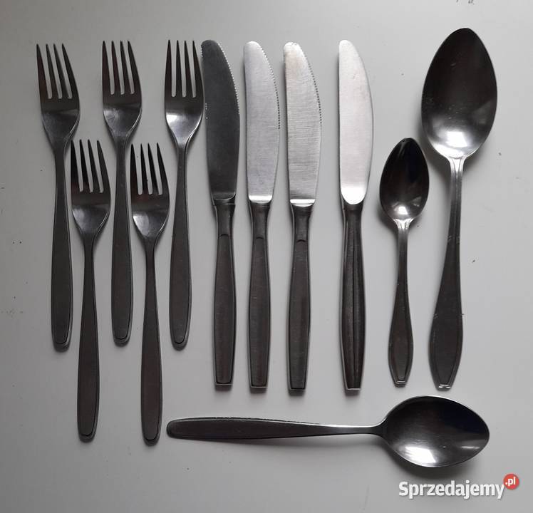 Retro Vintage Sztućce HEFRA PRL Sygnatura 12 Gdańsk