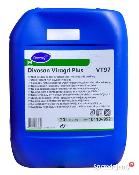 DIVOSAN VIRAGRI PLUS VT97 20L nieutleniający Zahajki