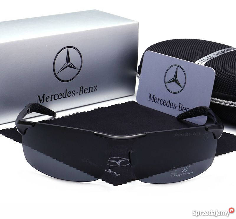 Okulary MercedesBenz Sport Etui z logo MB Polaryzacyjne pomorskie Gdańsk sprzedam