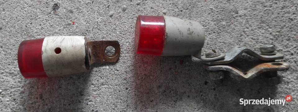 Stara lampka rowerowa pchełka dwie sztuki ZZR Części i akcesoria Krotoszyn