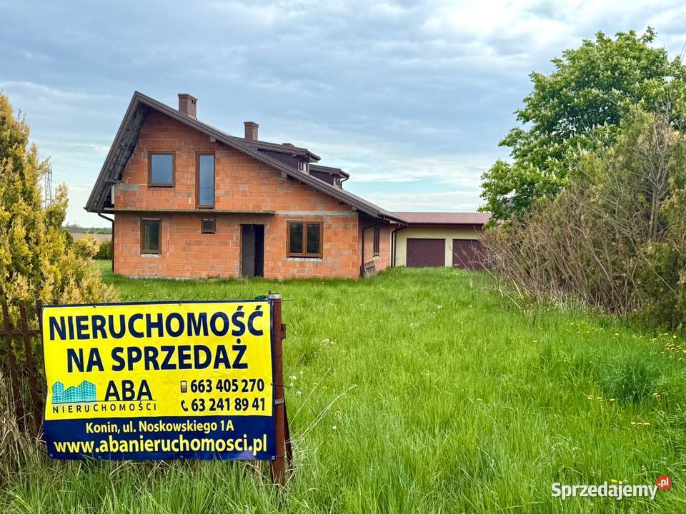 Chrząblice gm Brudzew dom na sprzedaż surzamk siatka