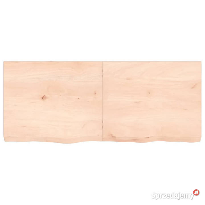 Półka 120x50x26 surowe lite drewno dębowe Warszawa