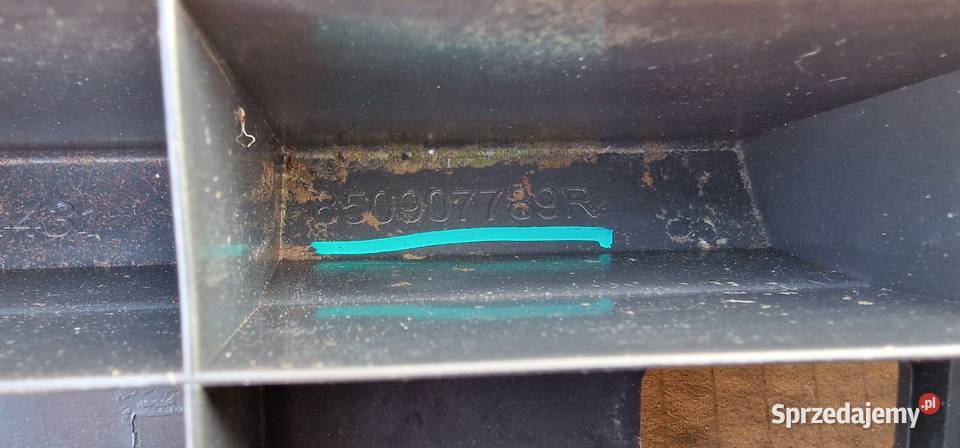 RENAULT CAPTUR I WZMOCNIENIE ŚLIZG ZDERZAKA TYŁ lubuskie Bieleń