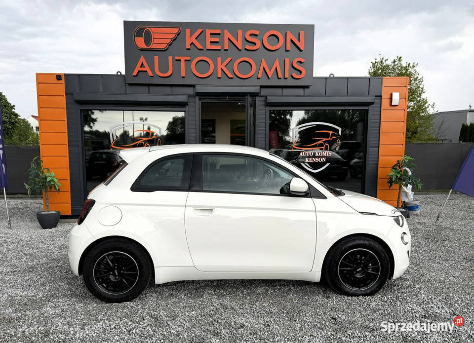 Fiat 500e Polski Salon Gwarancja baterii do 2031 wspomaganie kierownicy Bydgoszcz