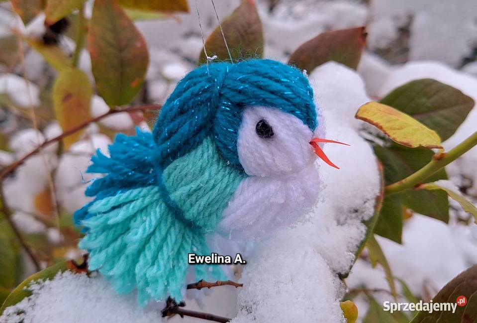 Ptaszki bombka choinka handmade Pozostałe podkarpackie Dębica