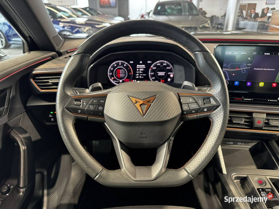 Cupra Formentor 15TSI 150 DSG 2023 r salon I wspomaganie kierownicy małopolskie Myślenice