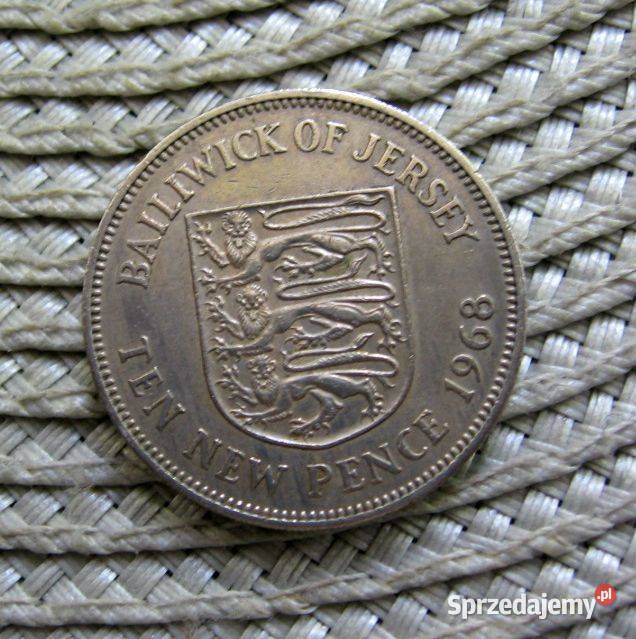 Jersey 10 Nowych Pensów 1968r Kalisz sprzedam