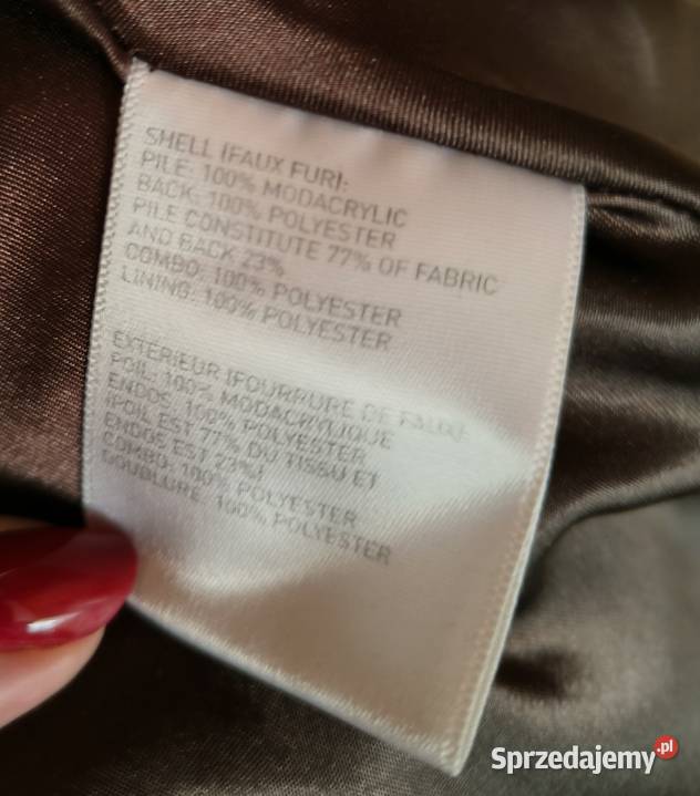 Futerko sztuczne ciemny brąz cieniowany brązowy/beżowy Gdańsk