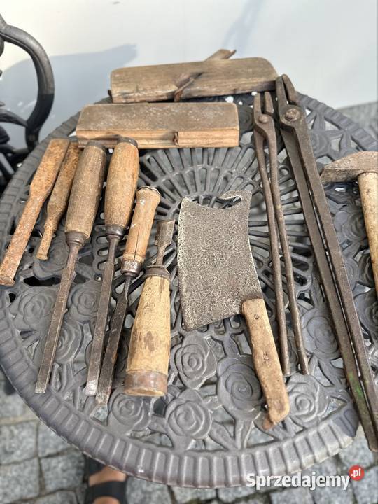 Kowalskie i stolarskie narzędzia antyk Siedlce