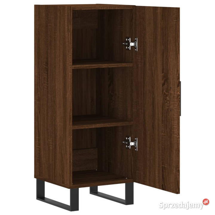 Szafka brązowy dąb 345x34x90 materiał