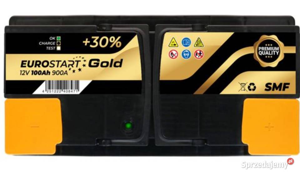 Nowy akumulator samochodowy 12V 100Ah 900A marki Zielona Góra