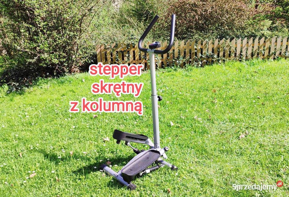 Stepper skrętny z kolumną i licznikiem w super