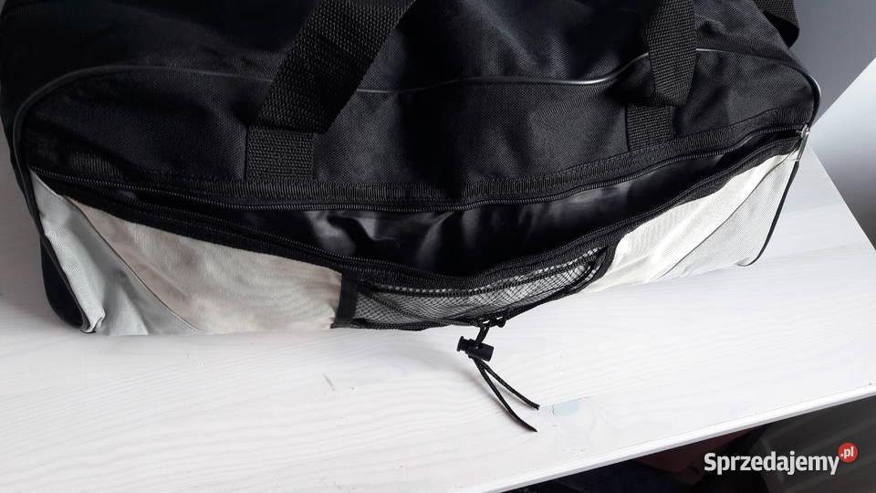 Torba podróżna czarno kremowo szara Głuchołazy