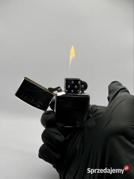 Zapalniczka benzynowa Kanley Sydney Silver Plate Pozostałe mazowieckie