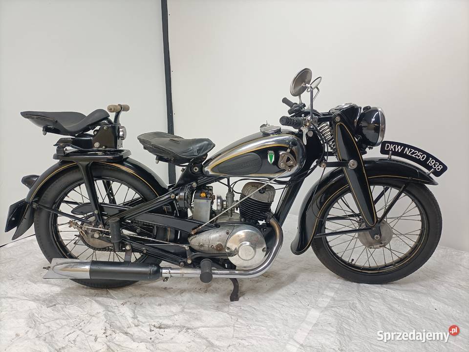 DKW NZ 250 1938r z dokumentami Pozostałe Padniewko